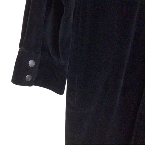 Eddie Bauer Women's Velour Button Up Maxi Dress Size Medium - Picture 4 of 5